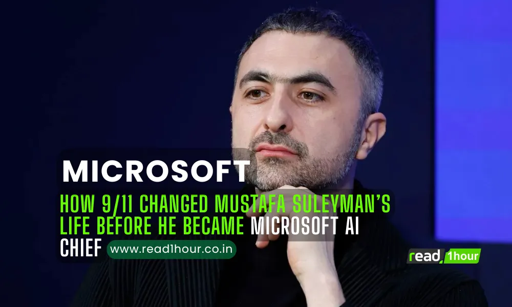 Microsoft AI chief Mustafa Suleyman reflecting on his journey from Oxford to global technology leadership.