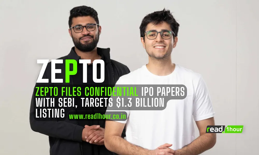 Zepto quick-commerce logo as startup prepares confidential IPO filing with SEBI in India.