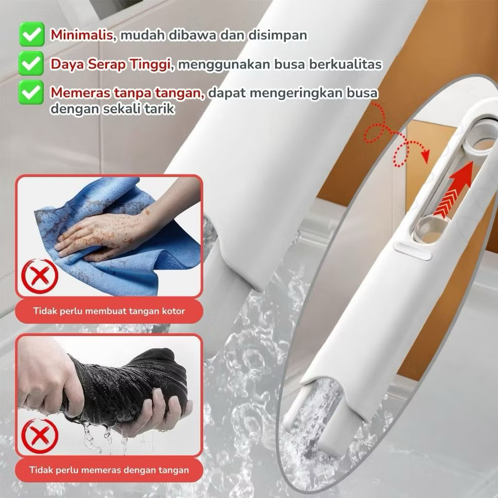 Alat Pembersih Pel Minimalis Serbaguna