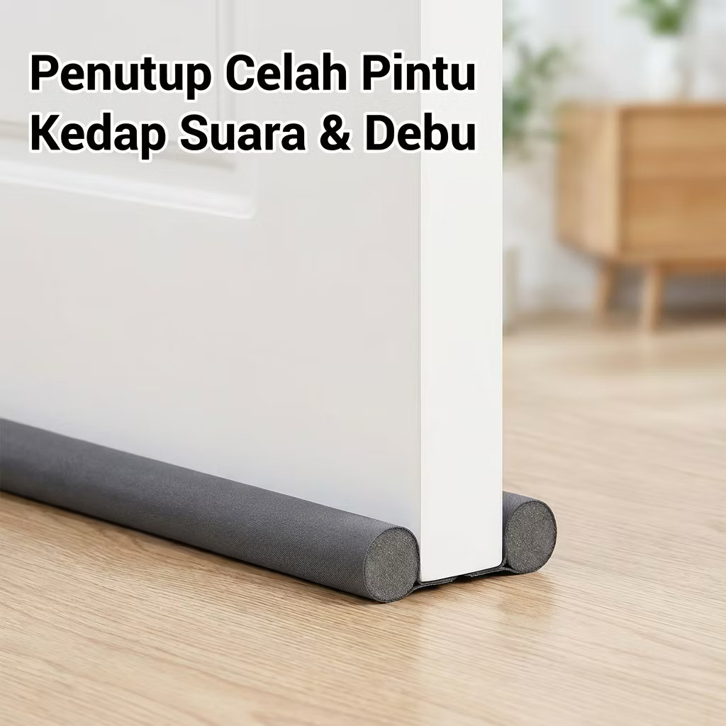 Penutup celah pintu - Cara pemasangan