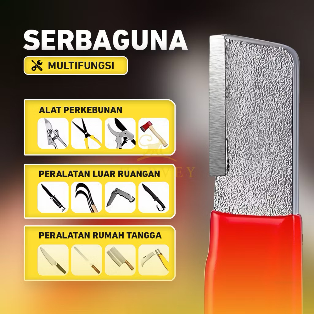 Penggunaan pengasah pisau