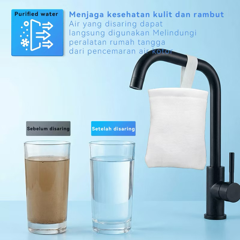 Sebelum dan Sesudah Filter Air Keran