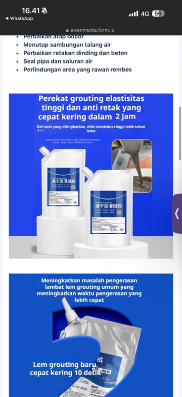 Cara Penggunaan Lem Beton