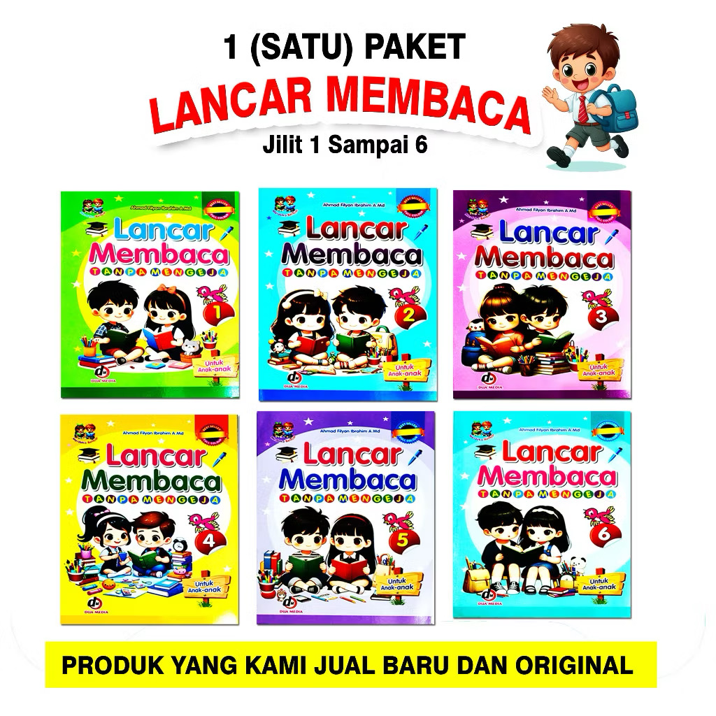 Paket 6 Buku Lancar Membaca