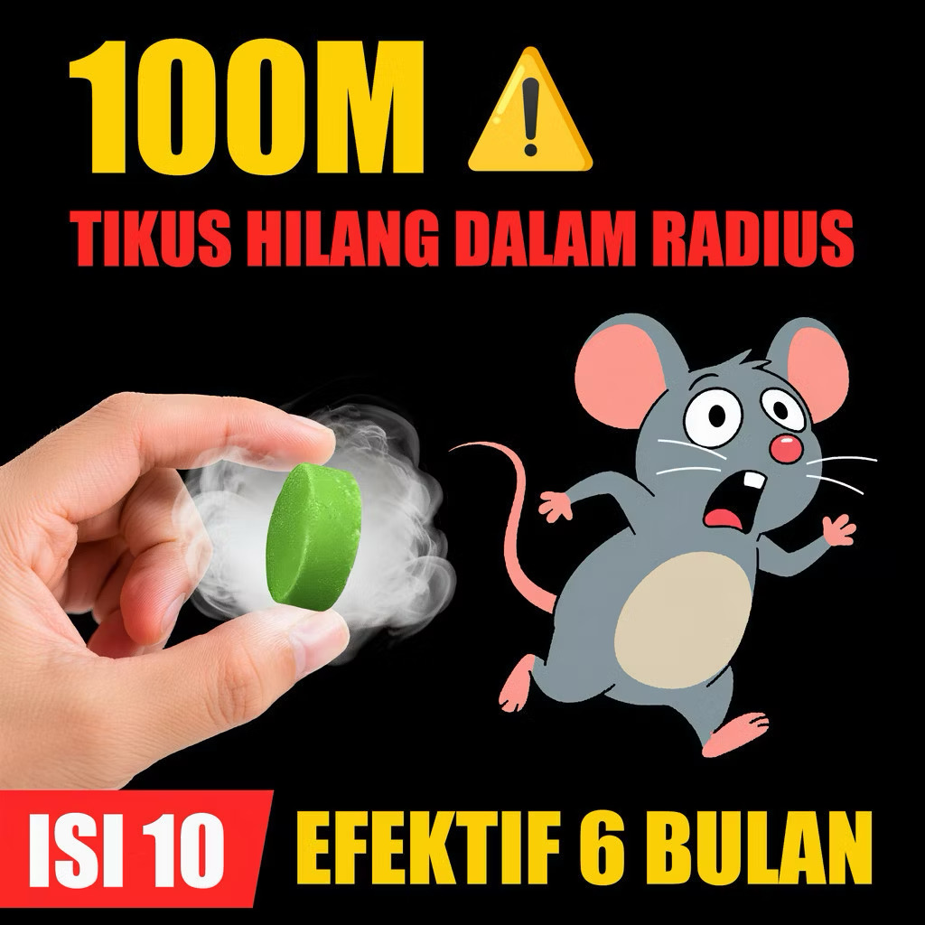 Pil Pengusir Tikus 100 Meter
