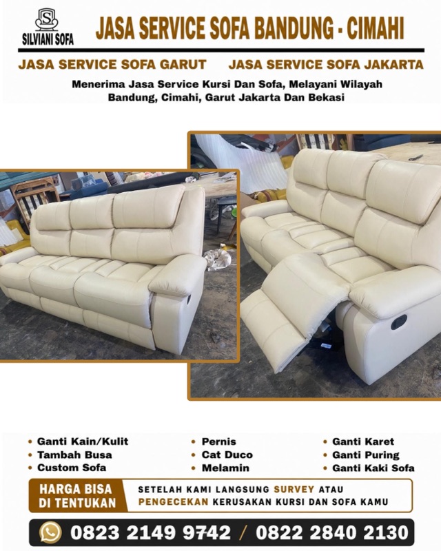 JASA SERVICE SOFA JAKARTA | SILVIANI SOFA 082321499742