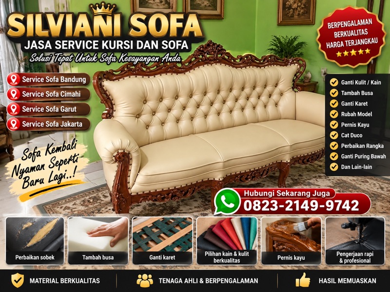 Service sofa di bandung | silviani sofa 082321499742