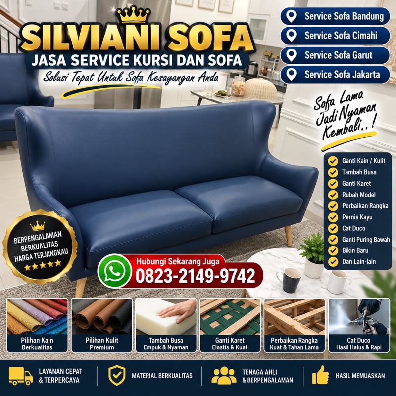 JASA SERVICE SOFA BANDUNG | SILVIANI SOFA SERVICE SOFA BANDUNG
