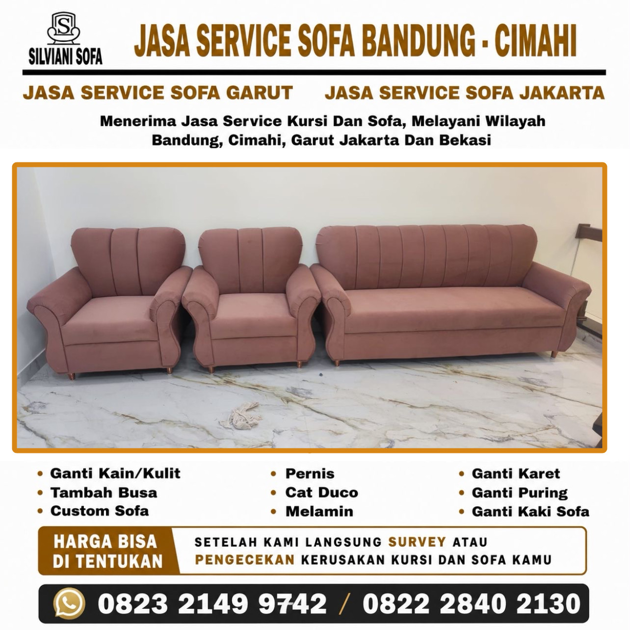 jasa service sofa cimahi | silviani sofa service sofa bandung