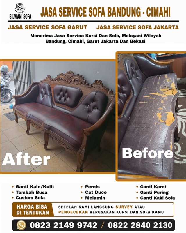 SERVICE KURSI JAKARTA | SILVIANI SOFA JAKARTA