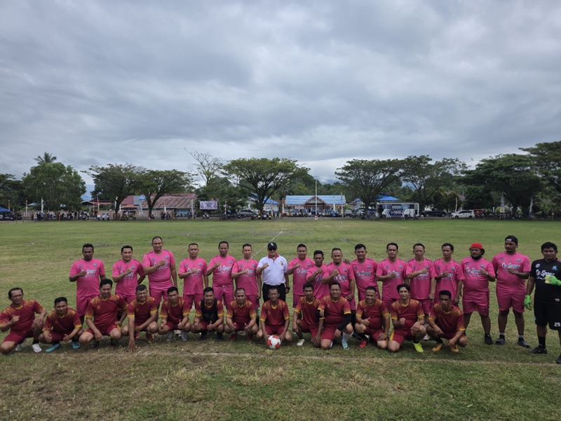 Polres Morut Gelar Turnamen Sepakbola 