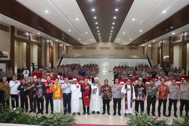 Jelang Hari Bhayangkara ke 79 Tahun 2025, Polda Sulsel Gelar Doa Lintas Agama