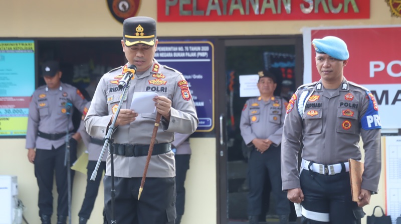 Kapolres Wajo Tekankan Kenaikan Pangkat Harus Diiringi Kinerja dan Integritas