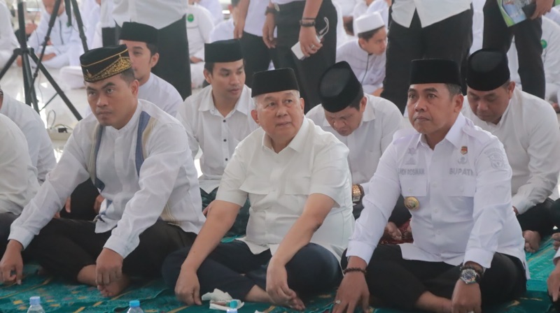 Kapolres Wajo Dukung Launching Gerakan Sholat Dhuha Berjamaah Serentak di Masjid Agung Ummul Quraa