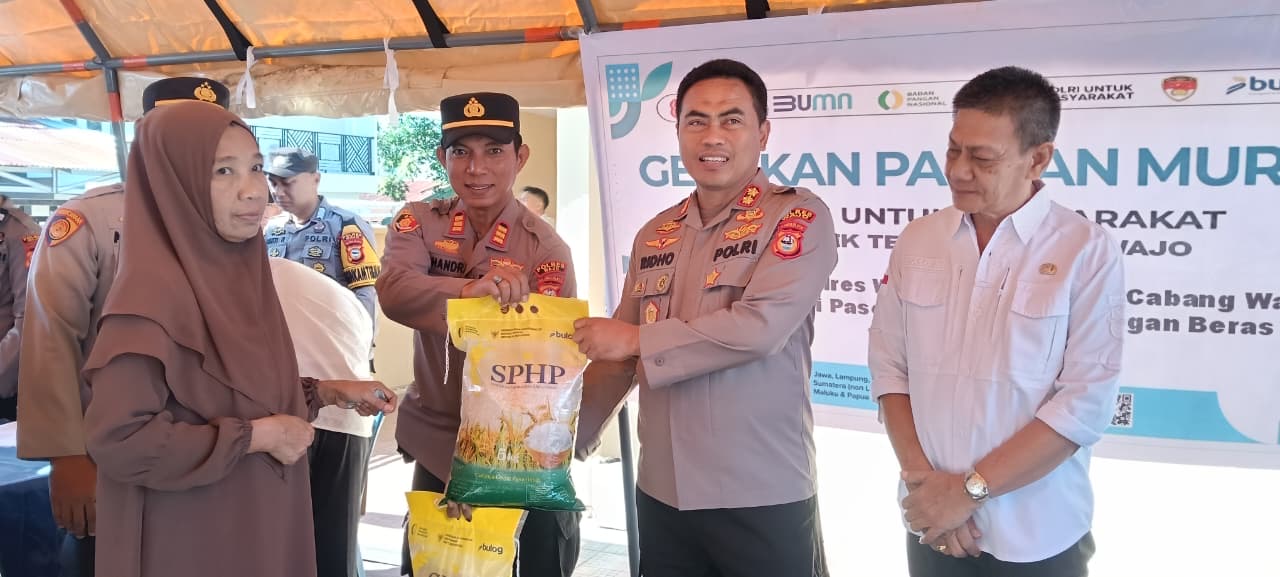 Kapolres Wajo Apresiasi GPM Polsek Tempe, 2 Ton Beras Habis Terjual