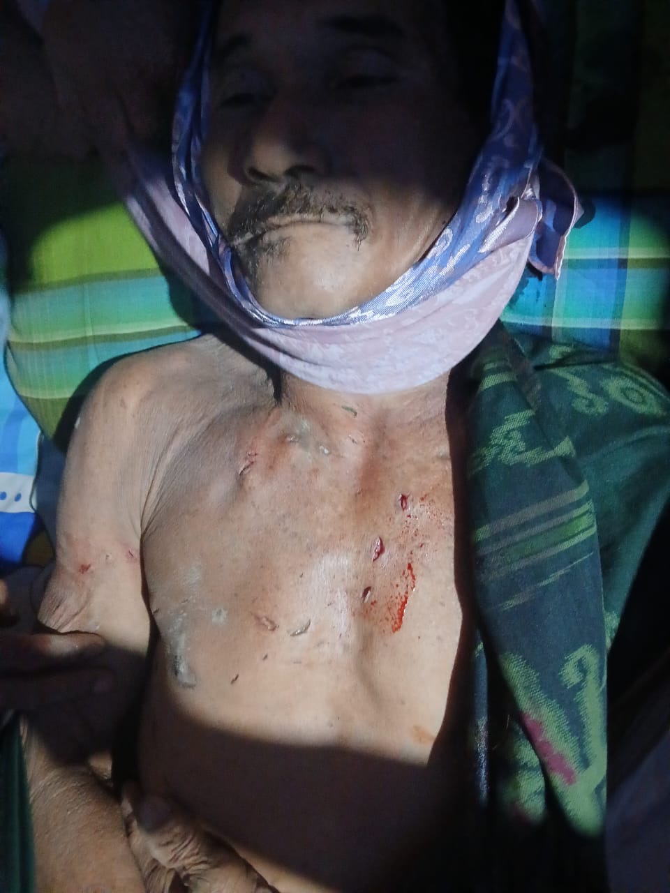 Personil Polsek Pitumpanua Mendatangi TKP Orang Diterkam Buaya