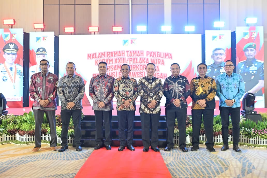 Malam Ramah Tamah Pangdam XXIII/PW dengan Forkopimda Sulteng.