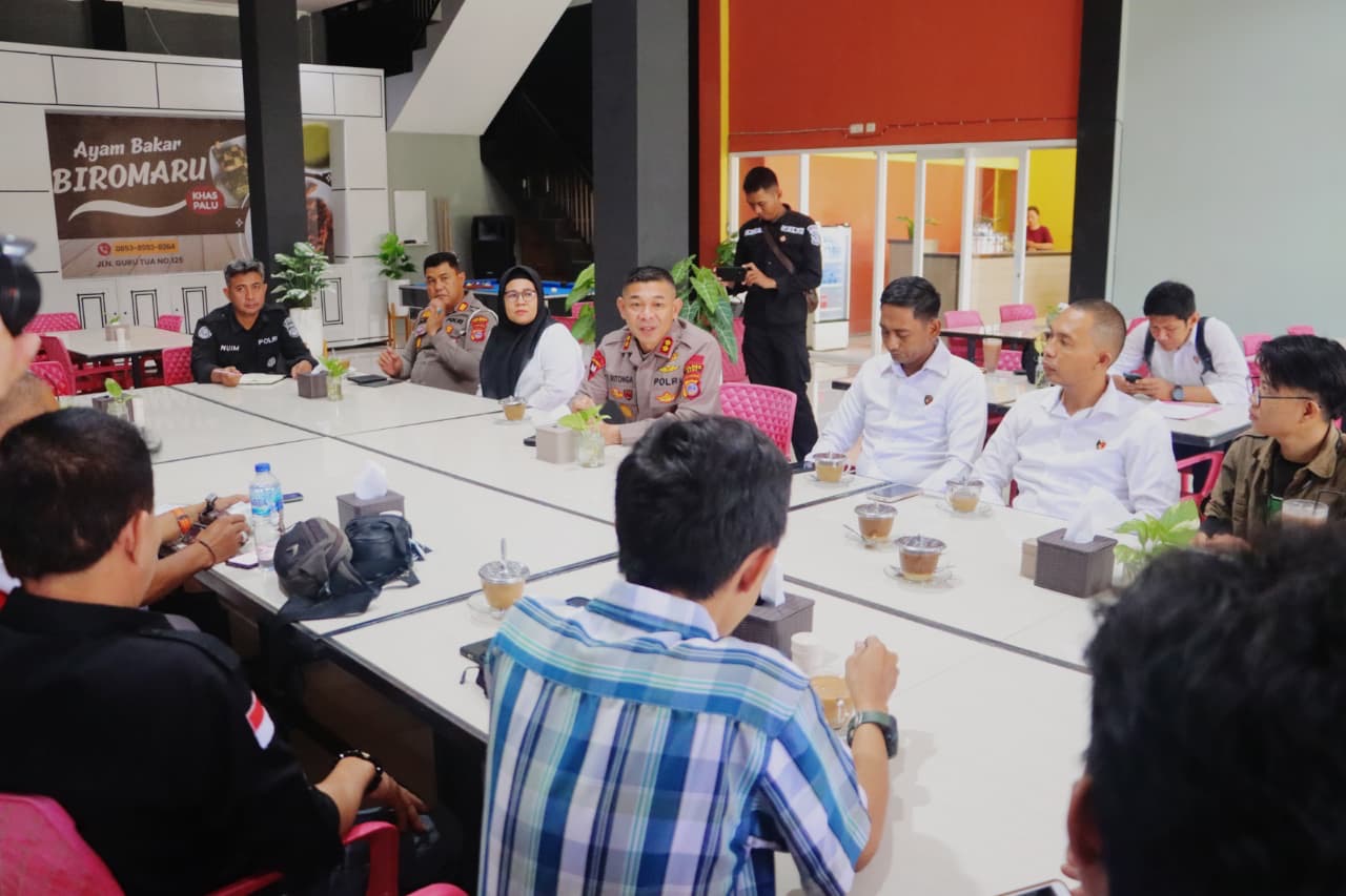 Kapolres Sigi : Media Merupakan Mitra Strategis Bagi Polri