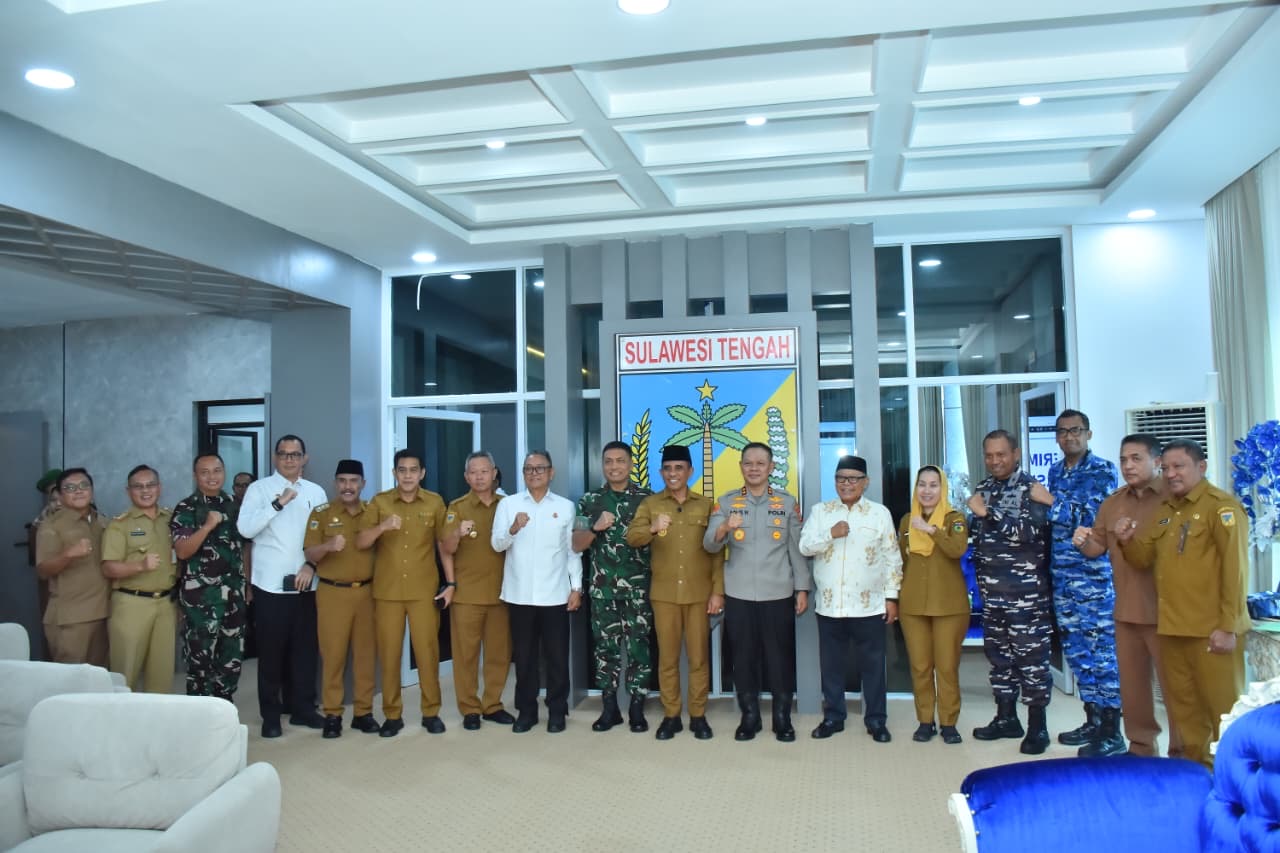 Rapat Bersama Forkopimda Sulteng Bahas Masalah PETI
