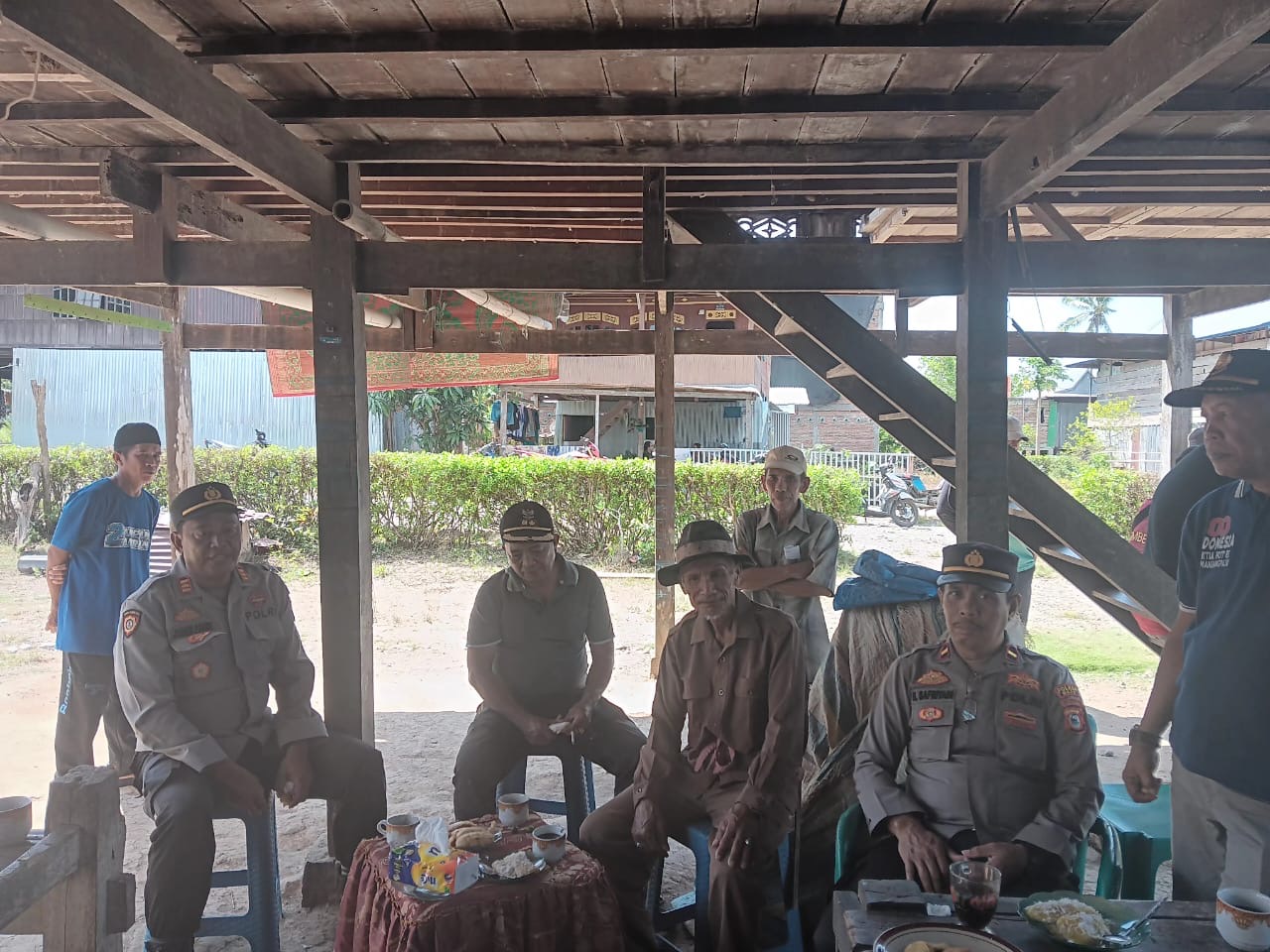 Kapolsek Maniangpajo Pimpin Patroli Dialogis, Antisipasi Gangguan Kamtibmas