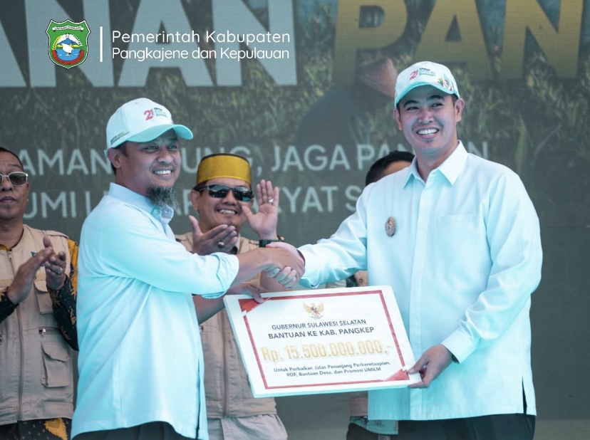 Pembangunan Berkelanjutan, Pemprov Sulsel Bantu Pangkep Rp15 Miliar
