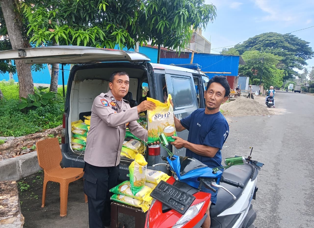 Polres Parigi Moutong Gelar Gerakan Pangan Murah, Warga Antusias Serbu Beras Terjangkau

