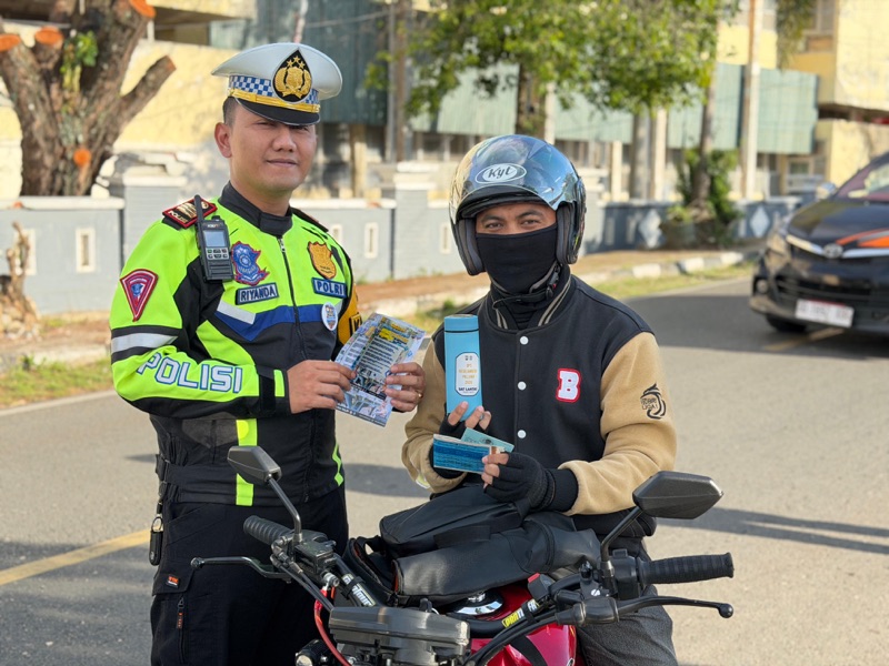 Satlantas Polres Wajo Gencarkan Sosialisasi Ops Keselamatan Pallawa 2026