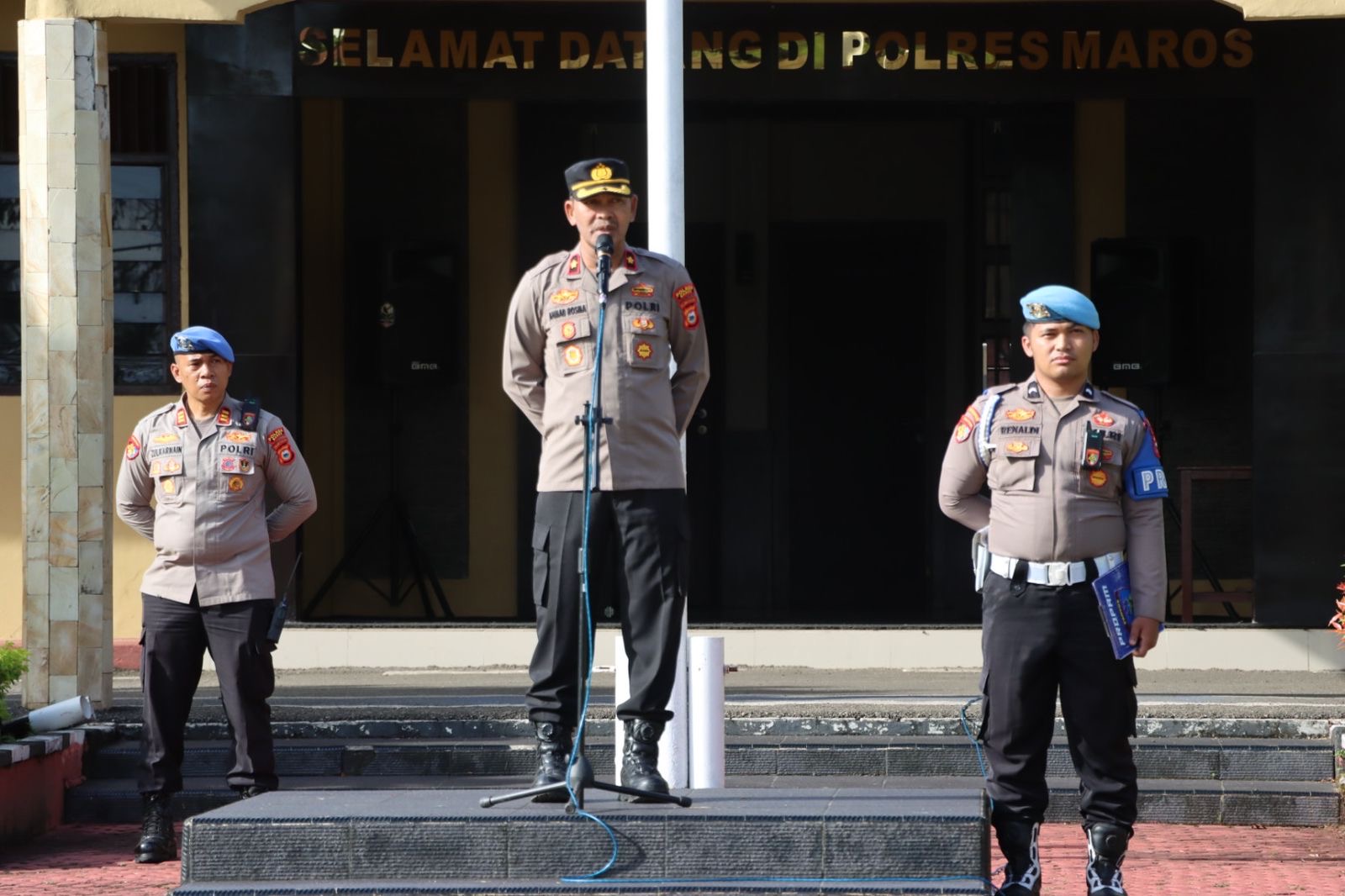 Wakapolres Maros Tekankan Personelnya Untuk Intensifkan Patroli Dan Antisipasi Kejahatan Jalanan

