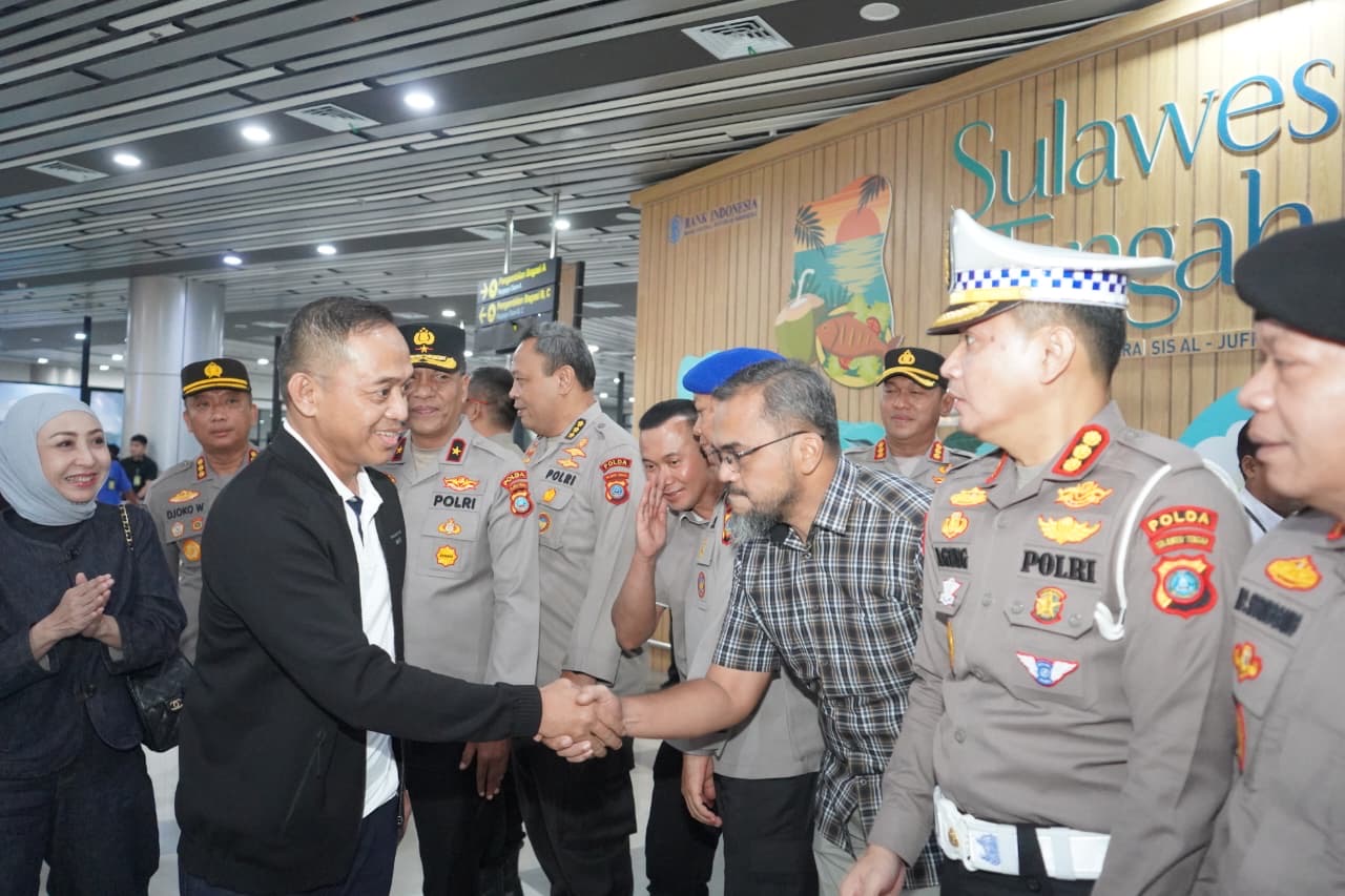 Kapolda Sulteng Brigjen Pol. Nasri, Tiba di Palu