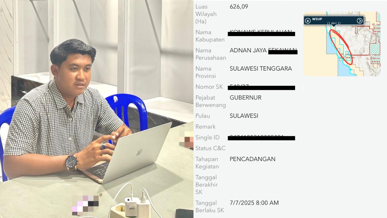 Alarm Bahaya Lingkungan Pemprov Sultra Disinyalir Terbitkan WIUP 626 Ha di Pulau Kecil Konkep, Nawasena Enviro Desak Menteri ESDM Turun Tangan 

