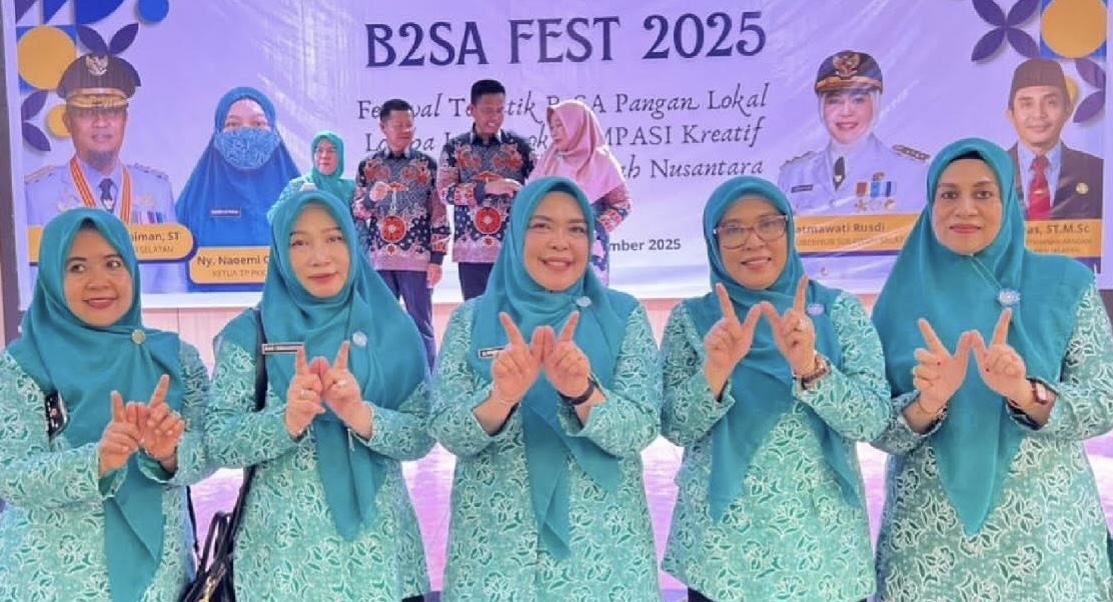 TP PKK Sulsel Gelar B2SA Fest 2025, Dorong Konsumsi Pangan Lokal Bergizi