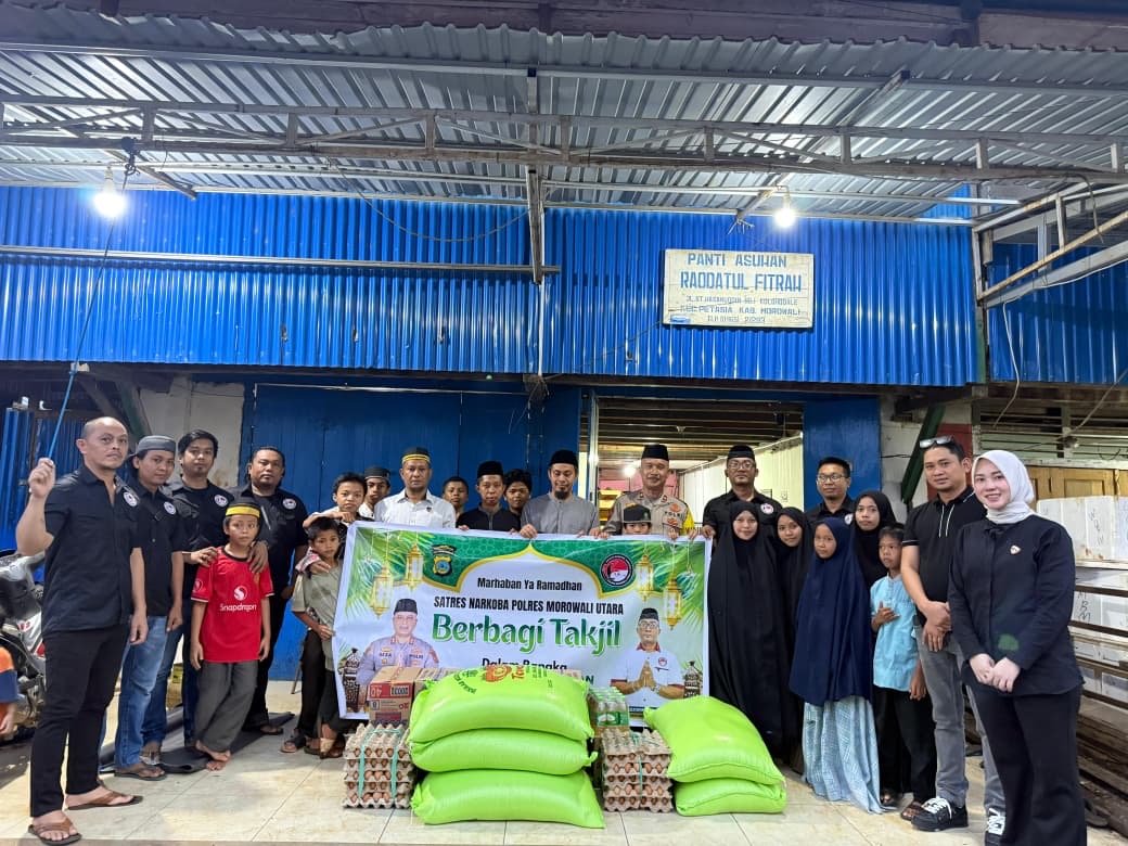 Uluran Tangan Polres Morut, Bahagiakan Anak Panti Asuhan