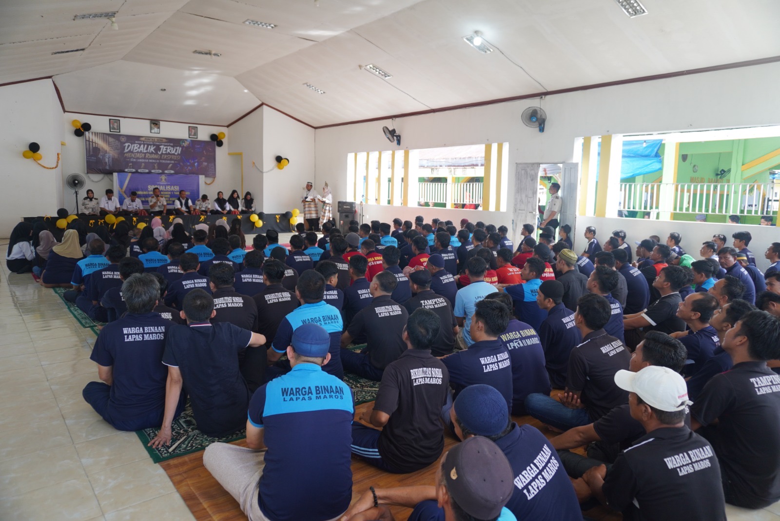 Lapas Kelas II B Kabupaten Maros Sulsel, Menggelar Penyuluhan Hukum : Guna Tingkatkan Pemahaman Warga Binaan Dan Petugas