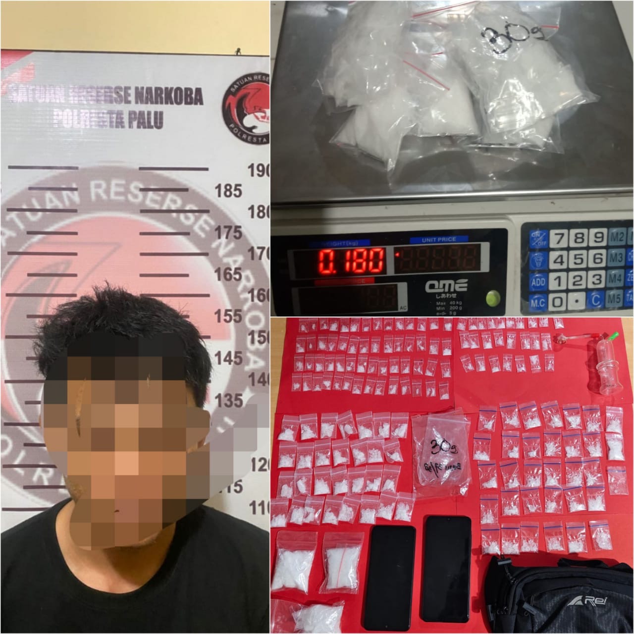 Miliki Sabu 135 Paket, MZ Dibekuk Polisi