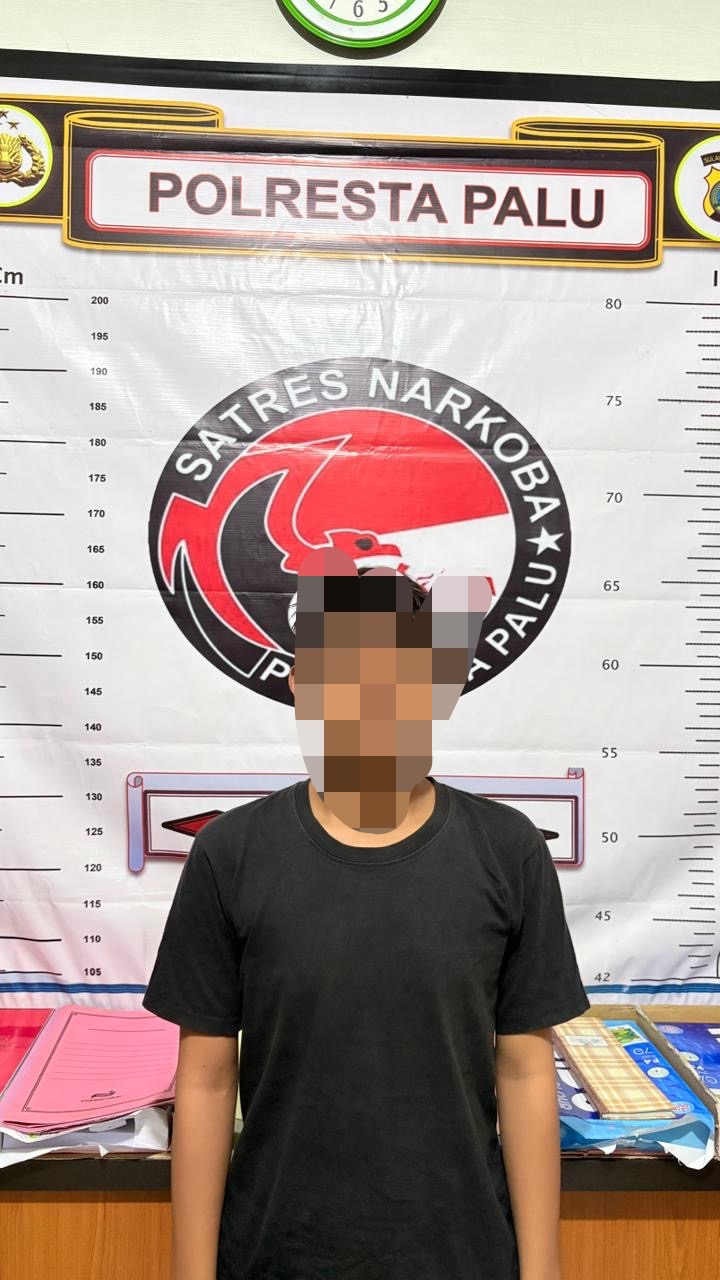 Polisi Palu Ungkap Kasus Sabu, Pelaku MR Ditangkap