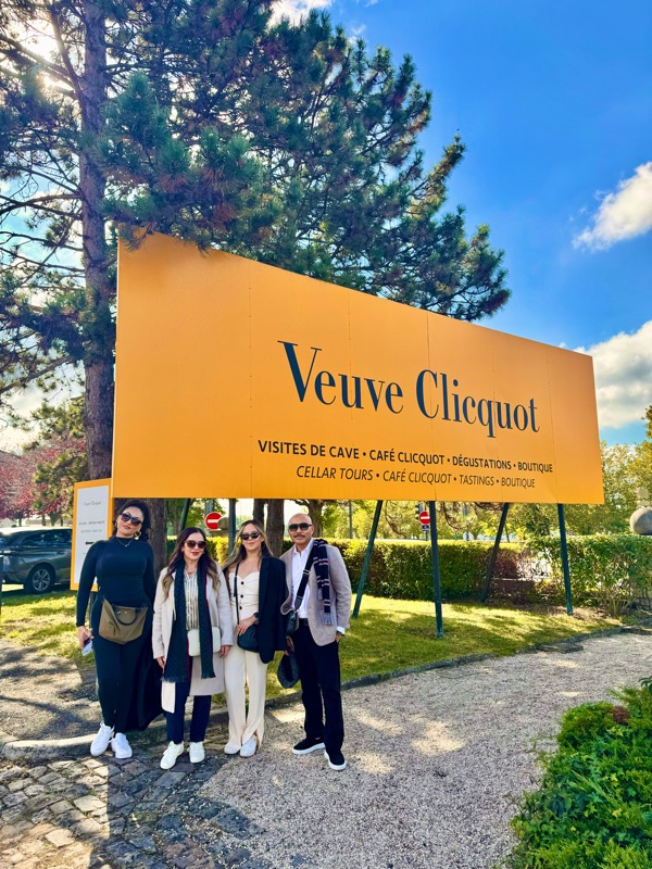 A Sparkling Day at Veuve Clicquot: Underground Cellars & A Chic Café Lunch