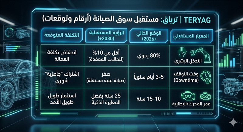 مستقبل سوق الصيانة (أرقام وتوقعات) من ترياق