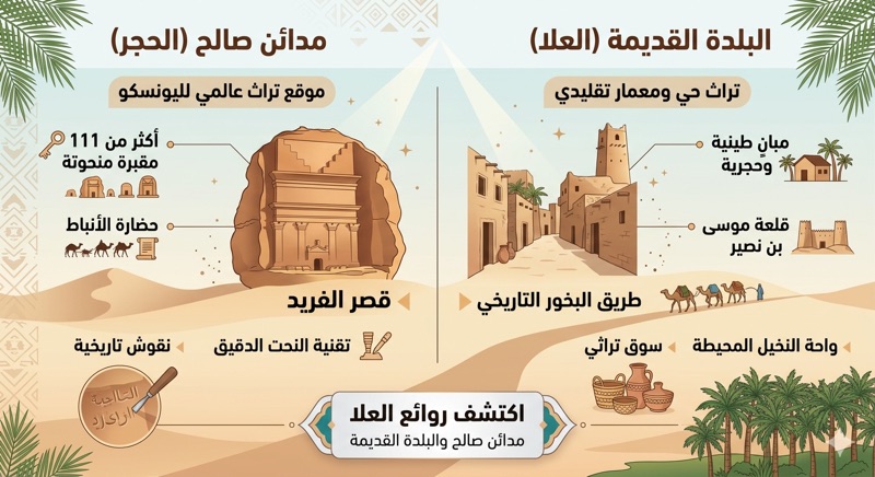 الفعاليات والأنشطة السياحية بالعلا