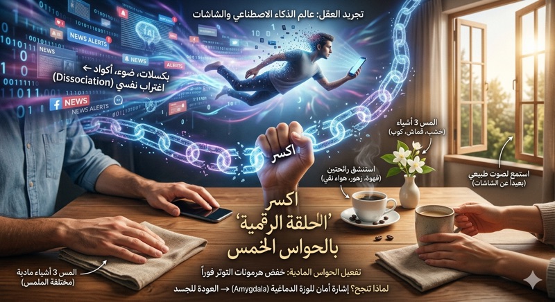 اكسر "الحلقة الرقمية" بالحواس الخمس