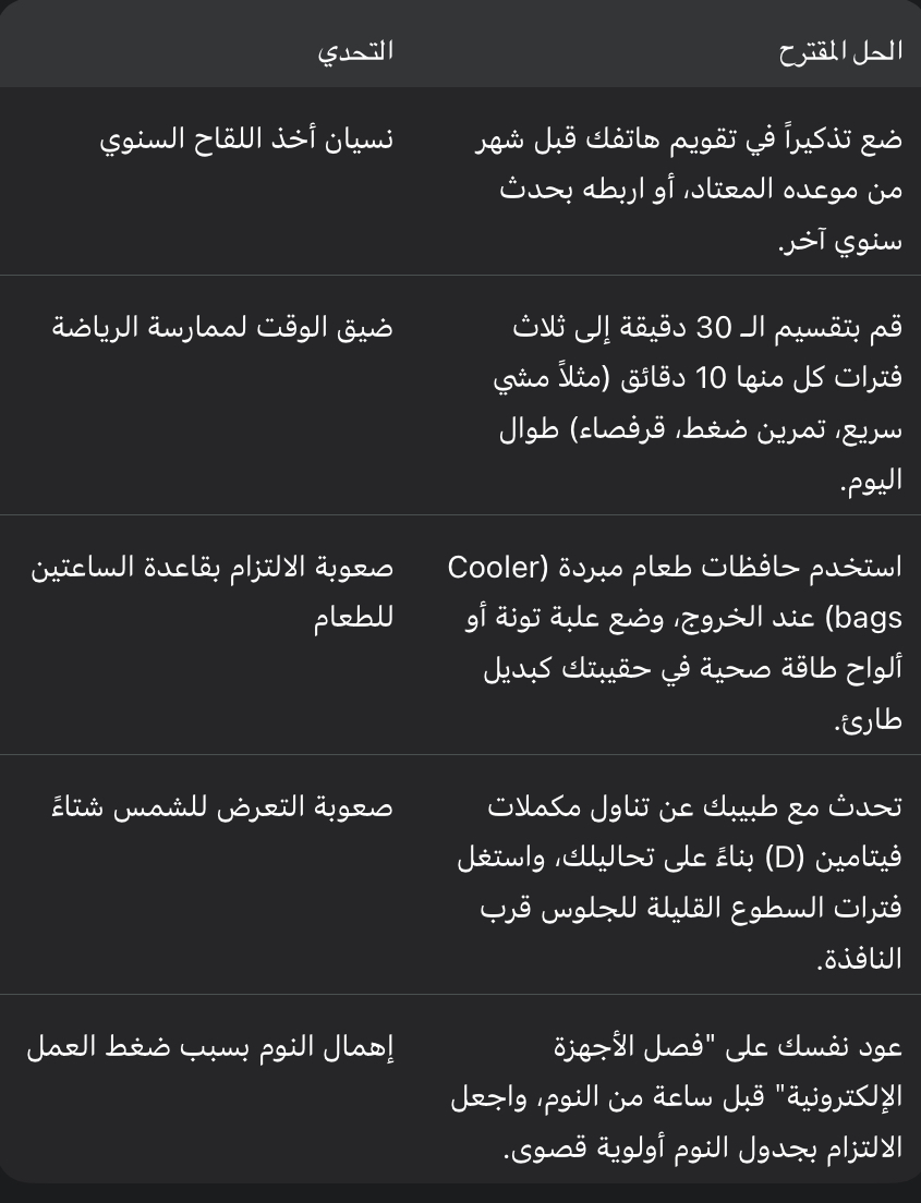 بناء "عادات صحية" لمقاومة التغيرات الموسمية