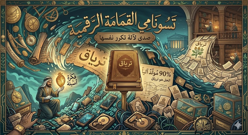تسونامي "القمامة الرقمية": حين أصبح الإنترنت صدى لآلة تكرر نفسها! من ترياق