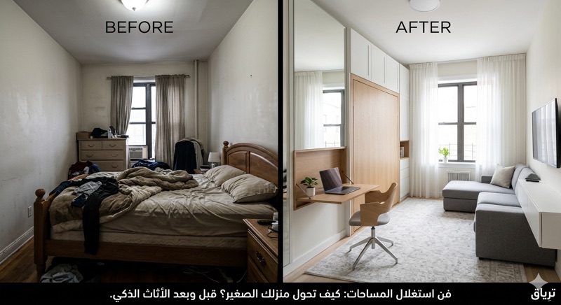 فن استغلال المساحات عند تأثيث بيتك