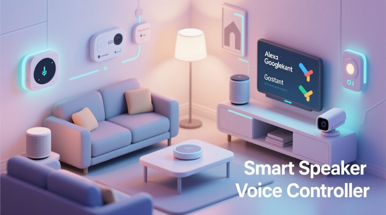 "Control your smart home effortlessly with voice-activated speakers."