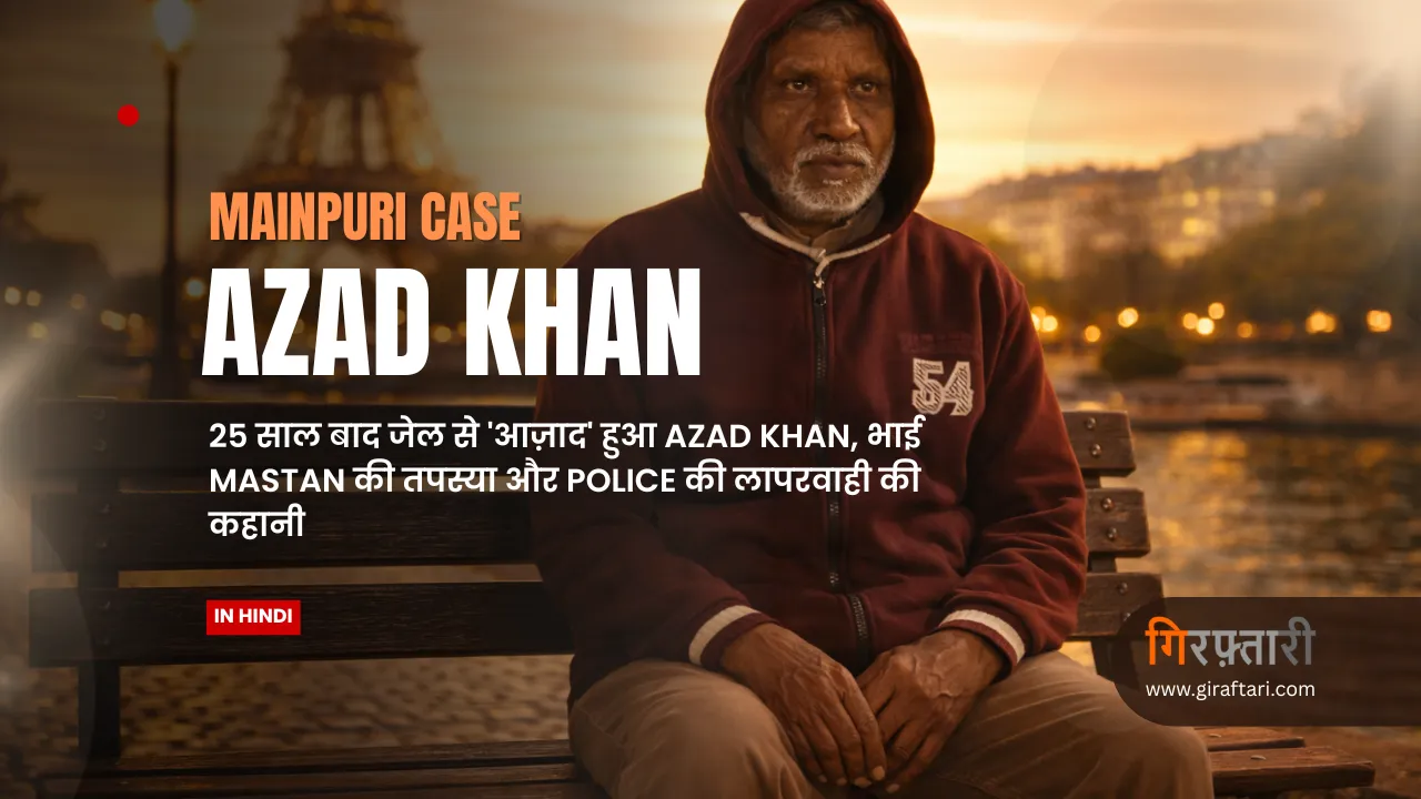 rongful Imprisonment: The story of Azad Khan and his brother Mastan's fight for justice Azad Khan Mainpuri released from jail after 25 years Allahabad High Court verdict