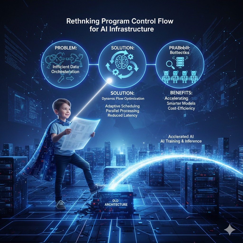 Rethinking Program Control Flow for AI Infrastructure ليه لازم نعيد التفكير في طريقة التحكم بالذكاء الاصطناعي؟ Rethinking Program Control Flow for AI Infrastructure ليه لازم نعيد التفكير في طريقة التحكم بالذكاء الاصطناعي؟