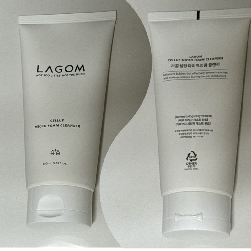 라곰 마이크로 폼 클렌저 본품 사진