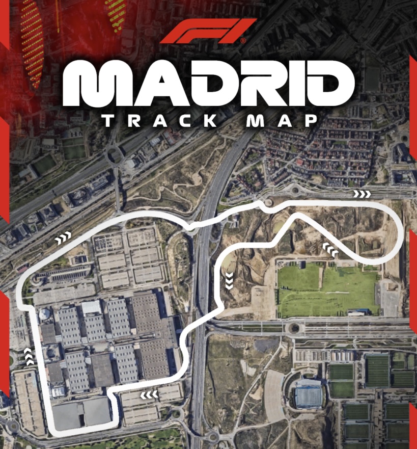 F1 Madrid Race Track MAP