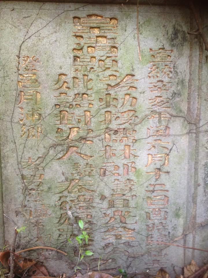 Additional photograph of the Seah Whye Liang family tomb, Bukit Brown Block 3B
