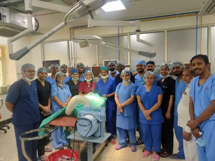 बीएचयू में जटिल सर्जरी, 14 दिन के बच्चे के पेट से निकाले गए तीन भ्रूण, ऑपरेशन हुआ नि:शुल्क,,,।