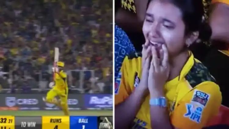 IPL: चेन्नई सुपर किंग्स के लिए दीवानगी, आखिरी मैच में रोने लगी लड़की, इमोशनल VIDEO वायरल,,,।
